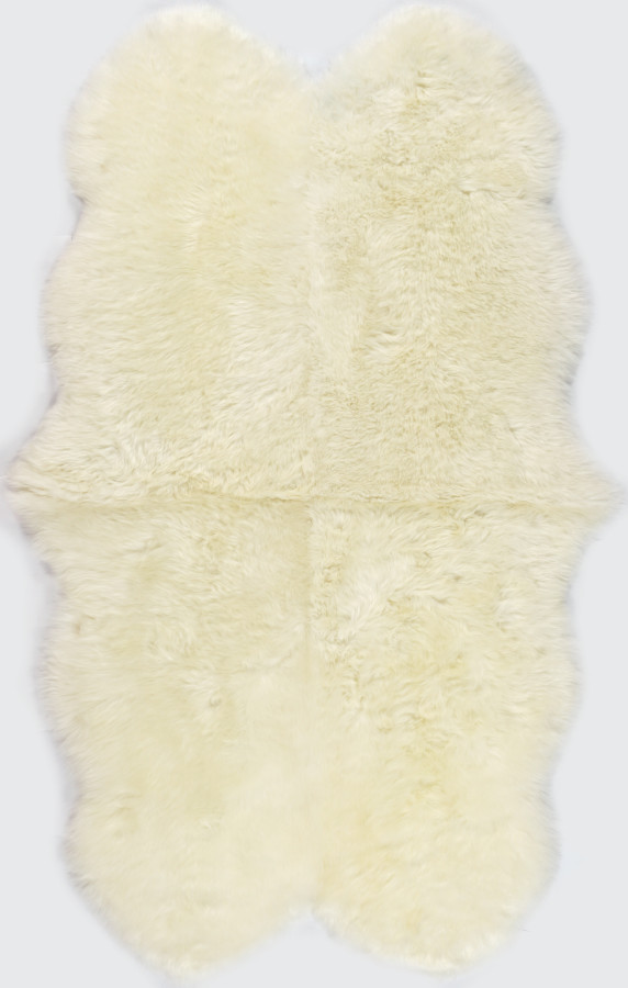 Ковер-шкура 1,10х1,80 Sheepskin WHITE 4-шк.