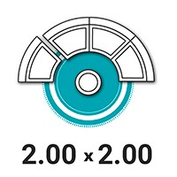 200x200m