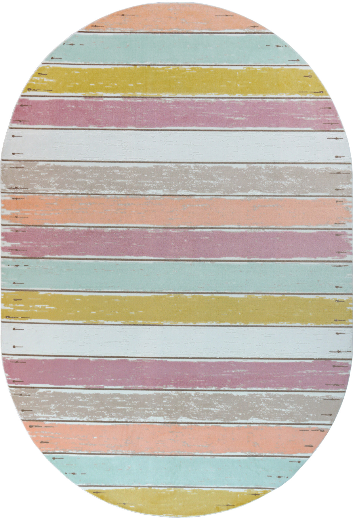 Ковер 2,40х3,40 Rainbow 1034A White Oval