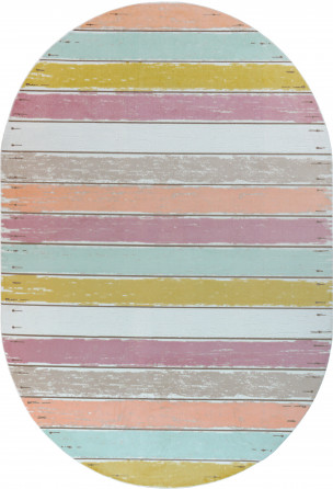 Ковер 2,40х3,40 Rainbow 1034A White Oval