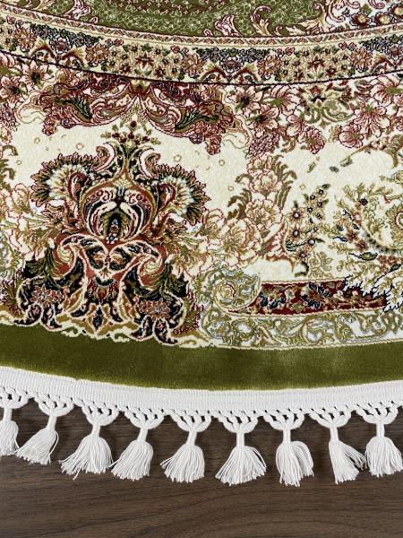 Ковер 2,40х2,40 Silk Touch 102 green round