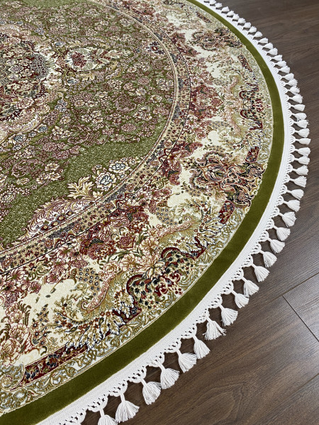 Ковер 2,40х2,40 Silk Touch 102 green round