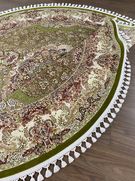 Ковер 2,40х2,40 Silk Touch 102 green round