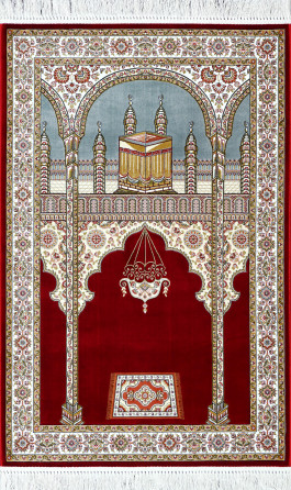 Ковер 0,80х1,20 Silk Touch 013 RED Namaz