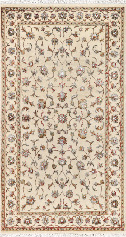 Ковер 0,87х1,59 Indien Orient floral beige1