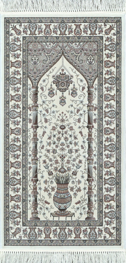 Ковер 0,60х1,10 Silk Touch 012 silver pastel namaz