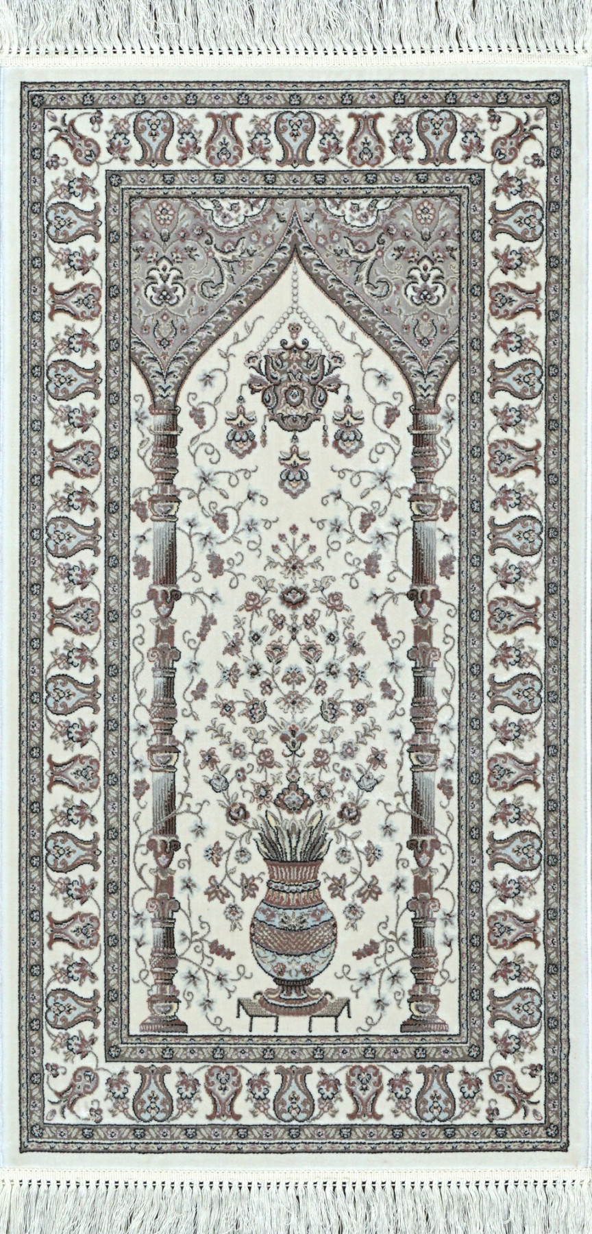 Ковер 0,60х1,10 Silk Touch 012 silver pastel namaz